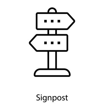 Yol işareti, satır vektöründeki tabela 