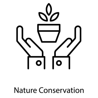 Çevre dostu ortamın hat vektörü