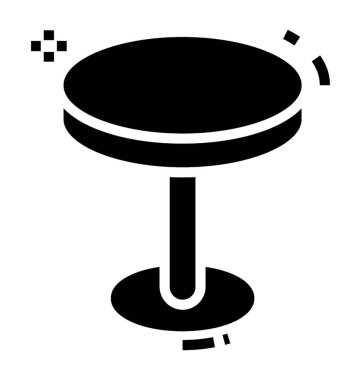 Çanak çömlek tekerlek katı simgesi 