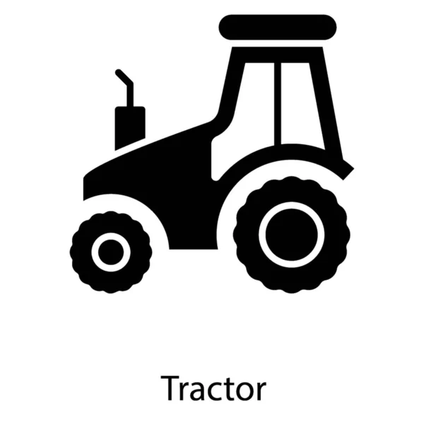 Icono Agricultura Agricultura Tractor — Archivo Imágenes Vectoriales