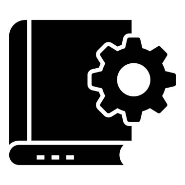 Kitap lı dişli, kitap ayarı simgesi 