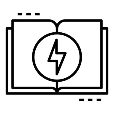 Hat tasarımında bilgi gücü simgesi.