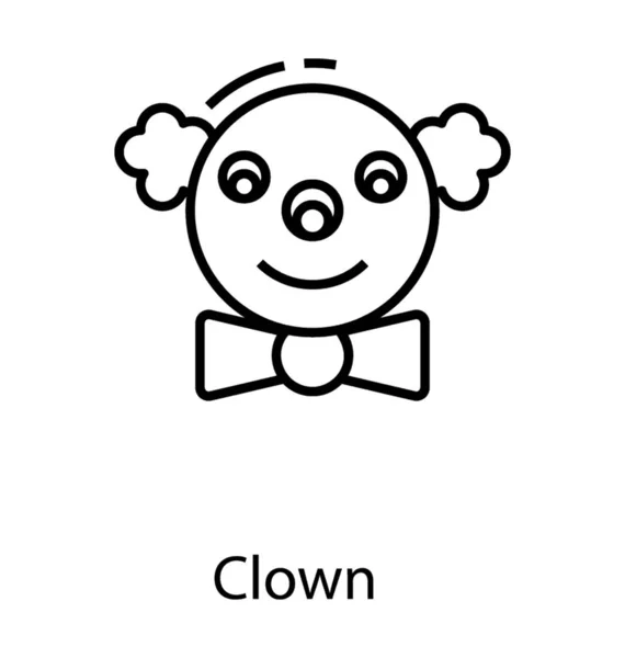 Icône Clown Dans Design Soldi — Image vectorielle