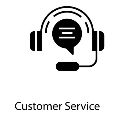 Müşteri hizmetleri, müşteri hizmetleri glyph simgesi 