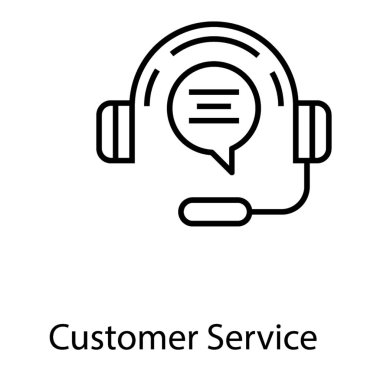 Müşteri hizmetleri, müşteri hizmetleri satırı simgesi 