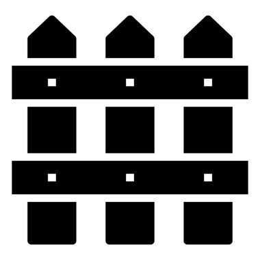 Çit simgesi tasarım katı vektör 