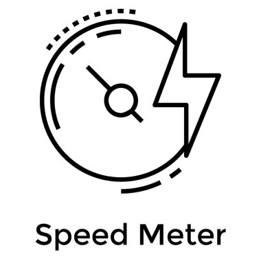 Hat tasarımında hız ölçer vektörü 