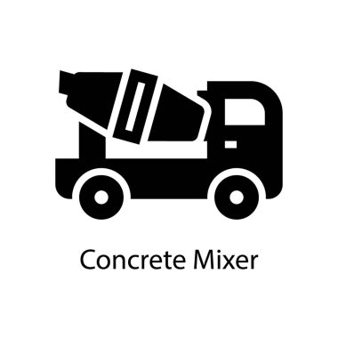 Beton karıştırıcı makinesi simgesi 