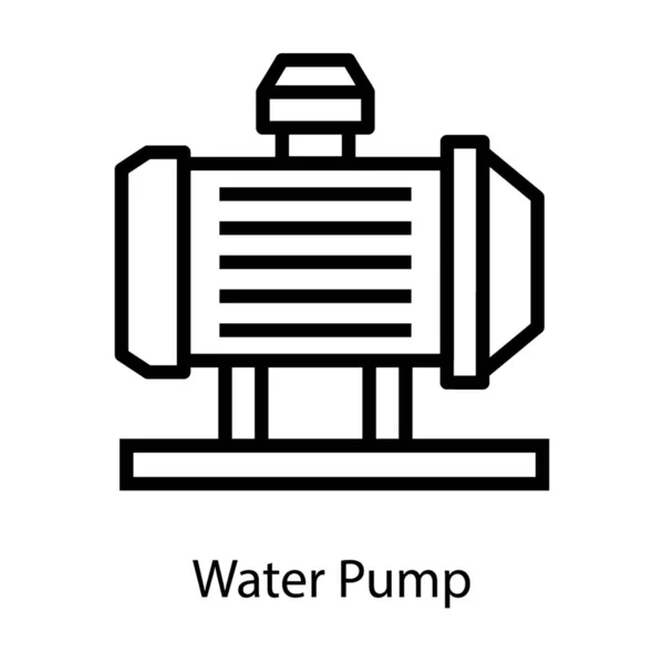 Icono Bomba Agua Electrónica — Archivo Imágenes Vectoriales