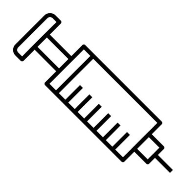 Satır tasarımında enjeksiyon simgesi.