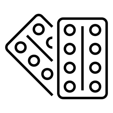 Tabletler, tıbbi şeritler bir şerit