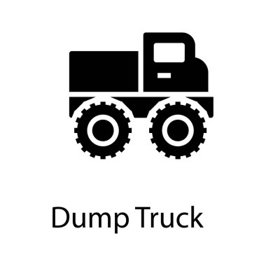 Döküm teslim kamyon simgesi tasarımı 