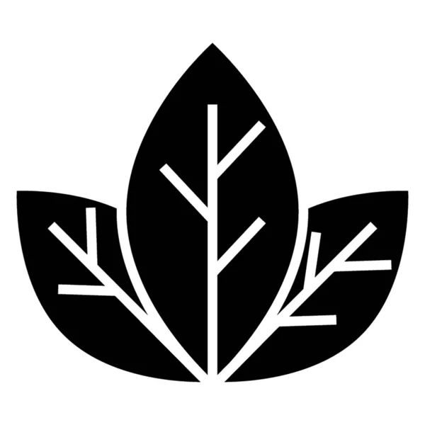 Σύμβολο Μαριχουάνας Στερεό Σχεδιασμό — Διανυσματικό Αρχείο