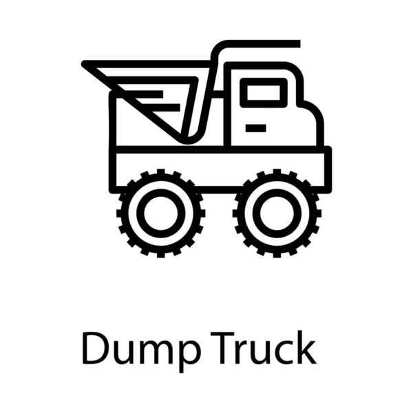 Дизайн Піктограми Вантажівки Dump Delivery — стоковий вектор