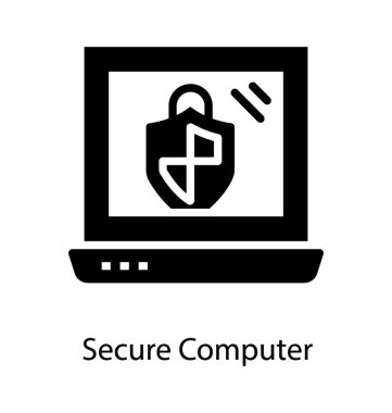 Antivirüs korumalı simgenin sağlam tasarımı