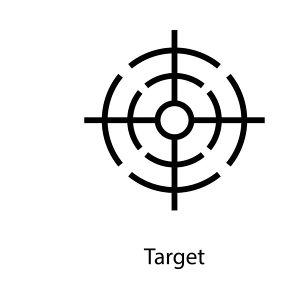 Kunden Zielvektor Liniendesign — Stockvektor