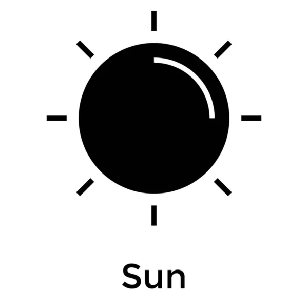 Схід Сонця Заповнений Дизайн Піктограми Ранок — стоковий вектор