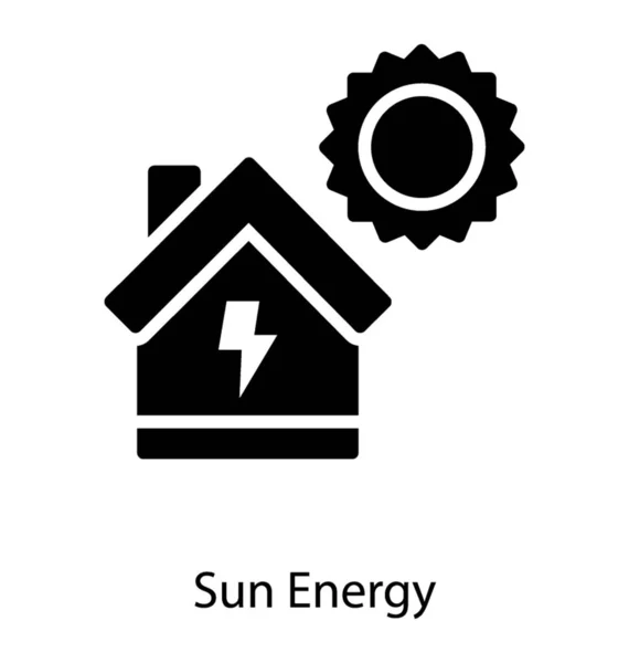 Wektor Energii Słonecznej Solidnej Konstrukcji — Wektor stockowy