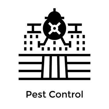 Haşere kontrol simgesi dolu tasarım