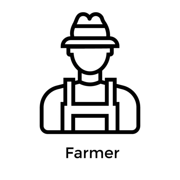 Вектор Конструкции Иконок Фермера — стоковый вектор