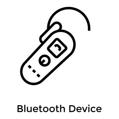 Satır tasarımında Bluetooth cihaz vektörü 