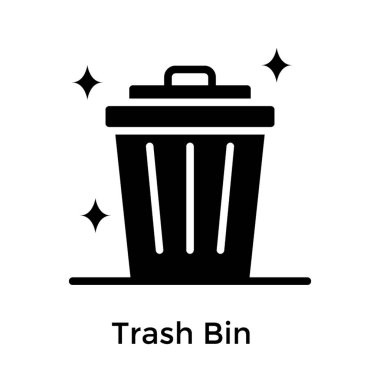 Temiz çöp kutusunun sağlam tasarımı 