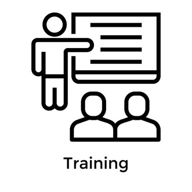 Çizgi tasarımında eğitim simgesi 