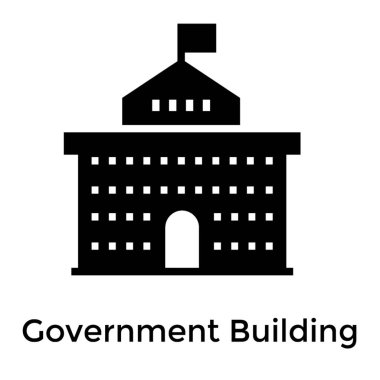 Glyph tasarımında mahkeme mimarisi vektörü 