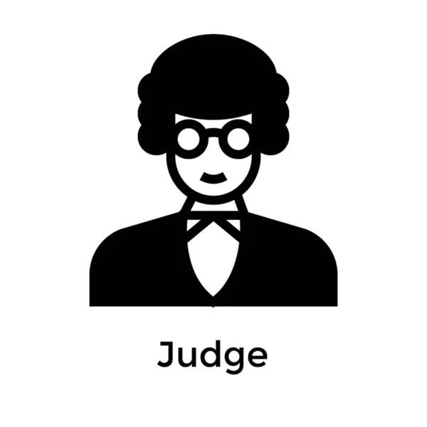 Soudní Soudce Solidním Provedení — Stockový vektor