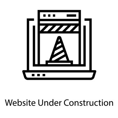 Web satırda inşaat simgesi altında