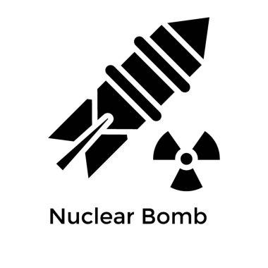 Dolu tasarımda füze simgesi 