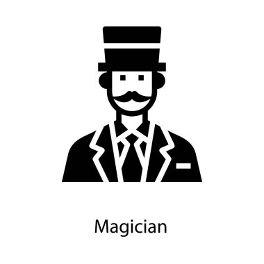 Katı profesyonel parti sihirbaz vektör tasarımı 