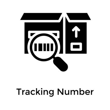 Barcode tarama katı simge tasarımı 