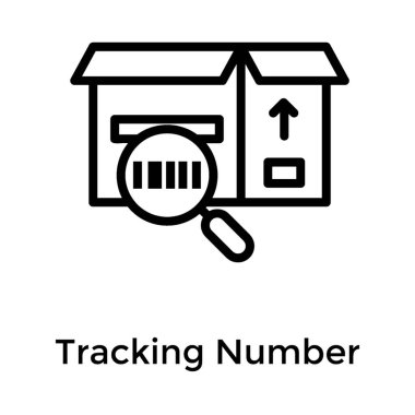 Barkod tarama hattı simgesi tasarımı 