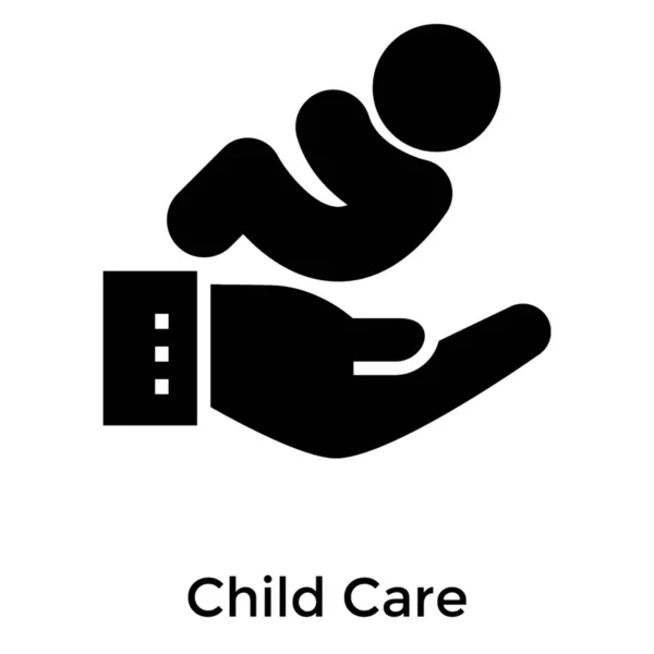 Solide Kinderverzorging Vector Ontwerp — Stockvector