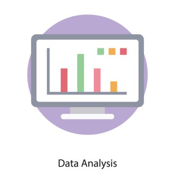Çevrimiçi veri analitiğinin düz tasarımı 