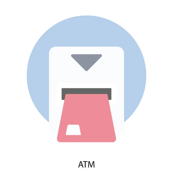 Instant Bankautomatát Ábrázoló Ikon — Stock Vector