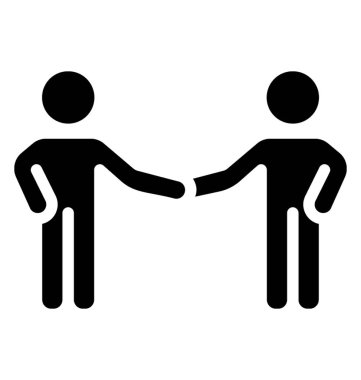 İş arkadaşlarının simgesi tasarım dolu