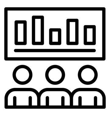 Çizgi tasarımında eğitim simgesi 