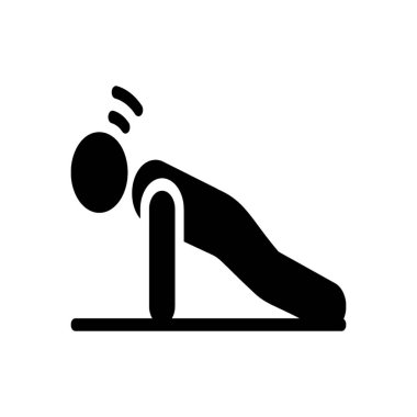 Pictogram kadar itme katı tasarımı.
