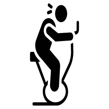 Sağlam tasarımda kardiyo egzersiz simgesi.