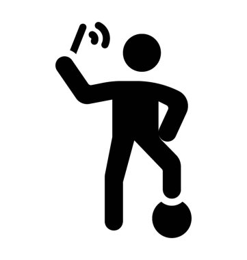 Telefonu kullanan oyuncunun sağlam simgesi 