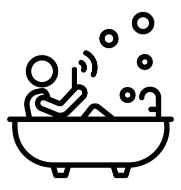 Hat tasarımında telefon bağımlılığı vektörü 