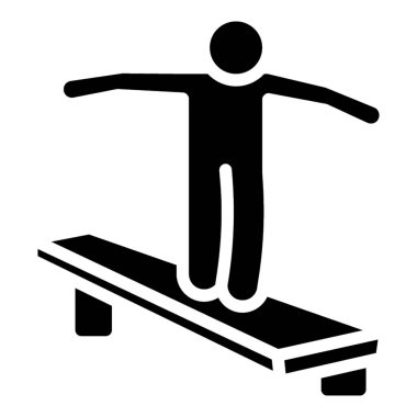 Katı tasarımda adam dalış vektörü 