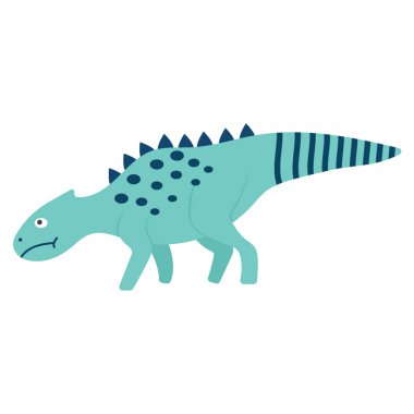 Düz tasarımsa Saurischian vahşi dinozor simgesi 