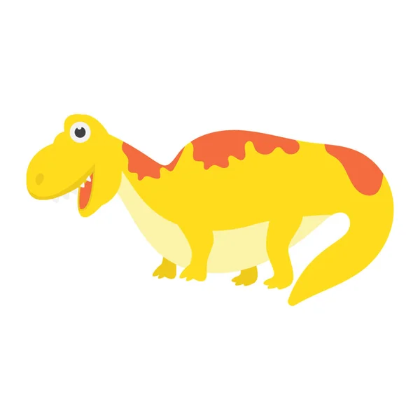 Baby Ankylosaurus Dino Flat Design — Stock Vector