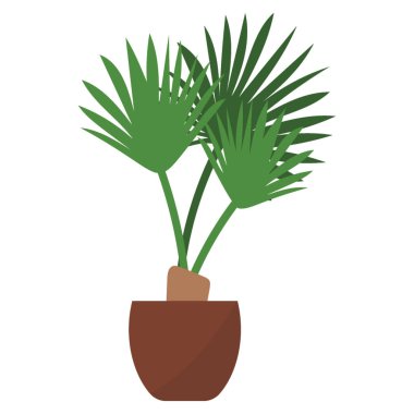 Kapalı dekor palmetto düz simgesi gördüm 