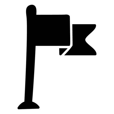 Sağlam tasarımda bayrak simgesi.