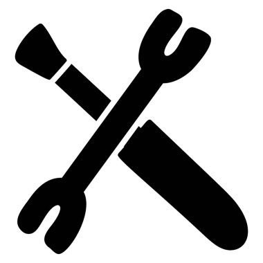 Teknik araç simgesi, sağlam tasarım.