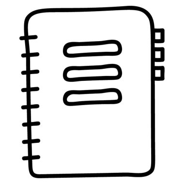 Satır tasarımında kitap simgesi.